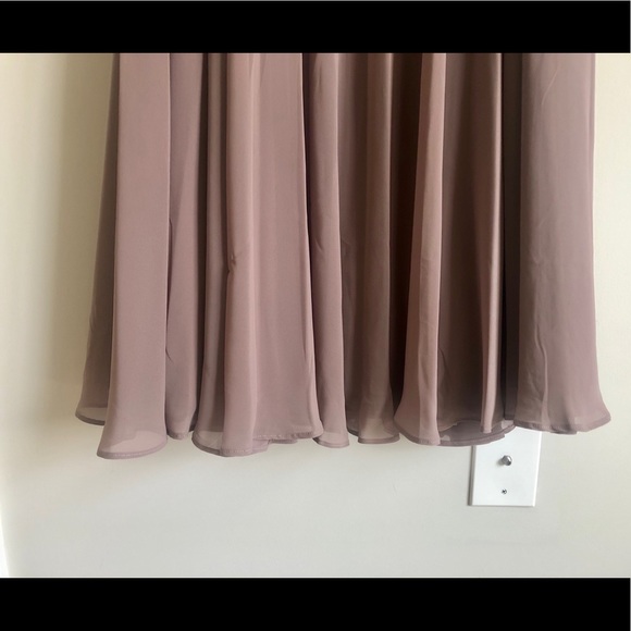 BHLDN Jenny Yoo Hampton Skirt in Pecan - Picture 4 of 6